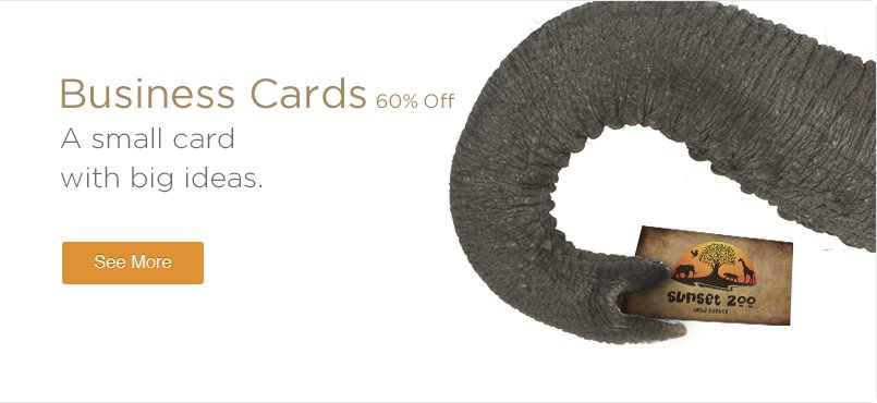 Business Cards 60% Off