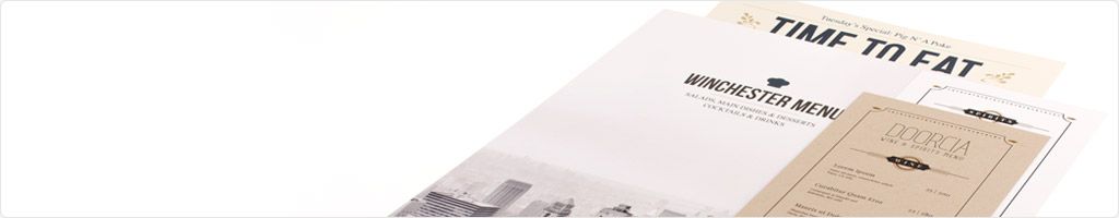 Premium Menus Printing