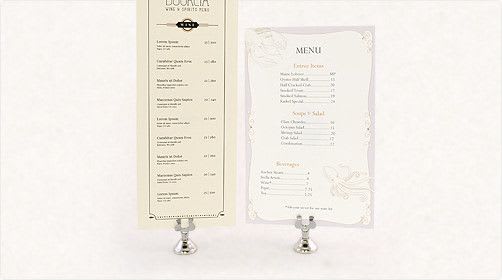 Menu Printing: The Beginning of Paper