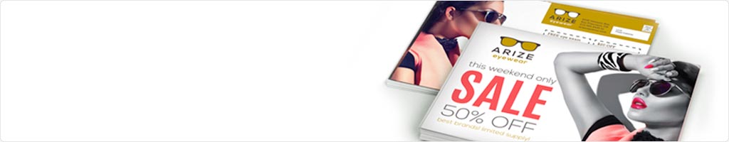 Retail & Sales Postcards  Printing