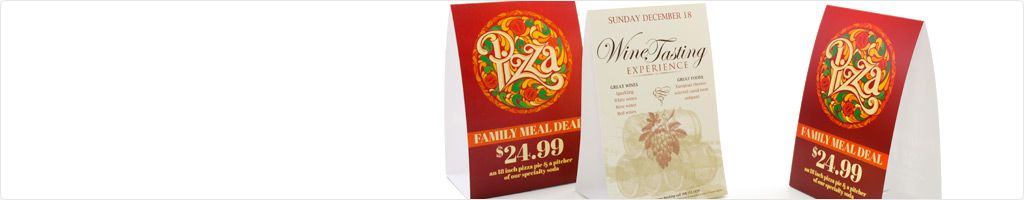 Table Tents Printing