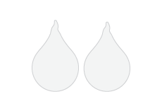 3.125x2.25 Tear Drop 