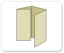 Double-Gate Fold Brochure at Online Printer