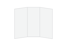 PSD 11" x 17" Standard Mailing Tri Letter Fold Vertical Brochures Mailing Print Layout Templates
