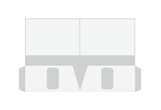 PSD 9" x 12" 2 Business Card Slots Vertical Pocket Folders Print Layout Templates