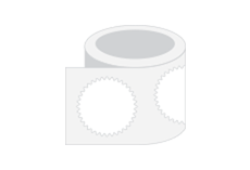 InDesign Starburst Roll Stickers Print Layout Templates