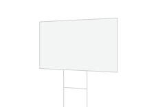 InDesign 18" x 12" General Horizontal Yard Signs Print Layout Templates