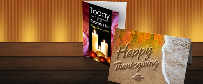 Thanksgiving greeting cards