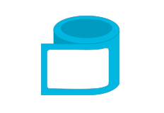 InDesign Rectangle Roll Stickers Print Layout Templates