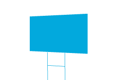 InDesign 24" x 18" General Horizontal Yard Signs Print Layout Templates